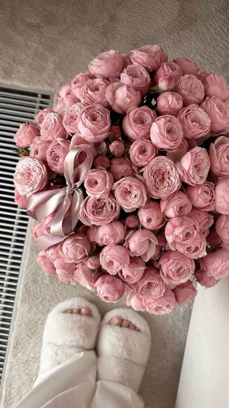 VividHarborMarket workshop space where corporate flower arrangements are designed and prepared for business delivery